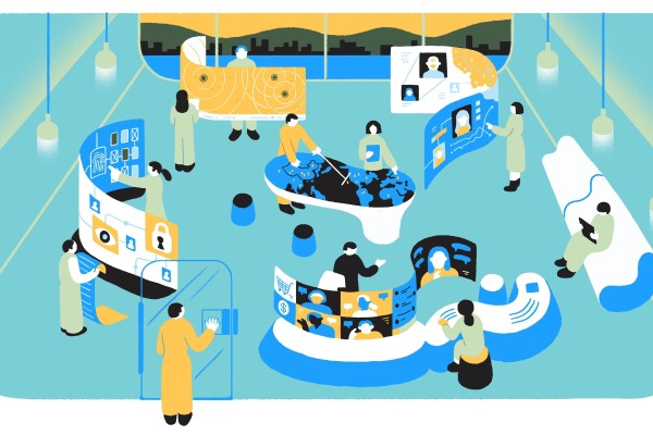 The 2021 edition of the China Internet Report looks at how the country's tech industry is changing as it copes with new pressures. Illustration: SCMP