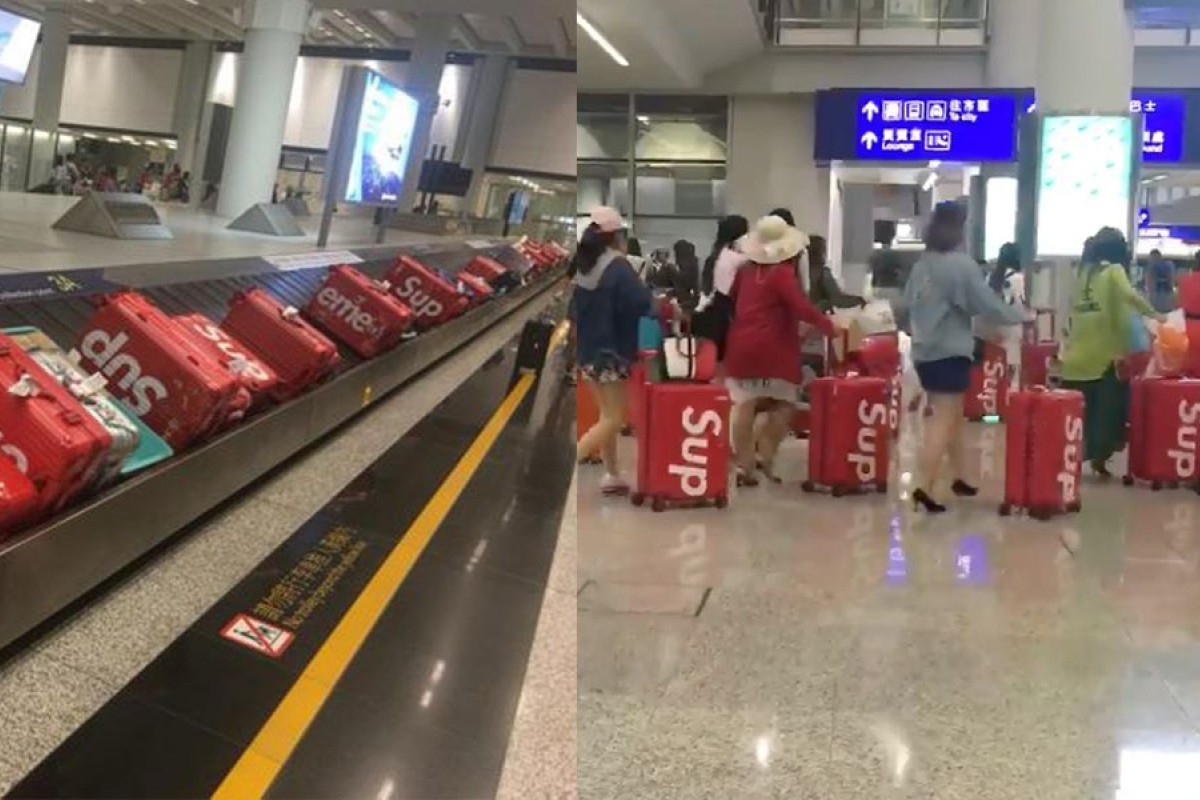 fake supreme suitcase