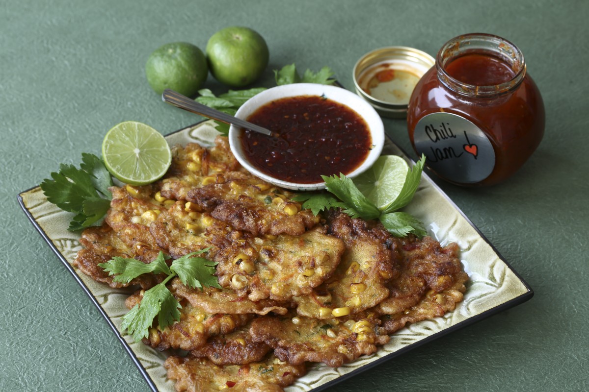 Indonesian corn fritters (perkedel jagung) recipe SCMP Cooking