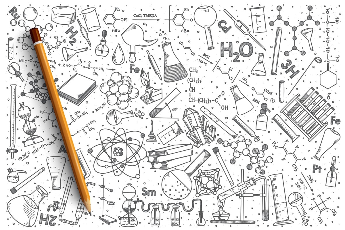 This year's exam featured many more diagrams than in previous years.