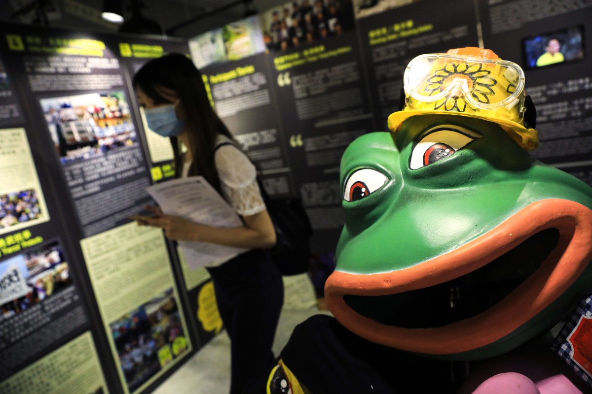 The new exhibition at the June 4 Museum connects the student-led democracy movement in Tiananmen Square to Hong Kong’s anti-government protesters. Photo: May Tse/SCMP