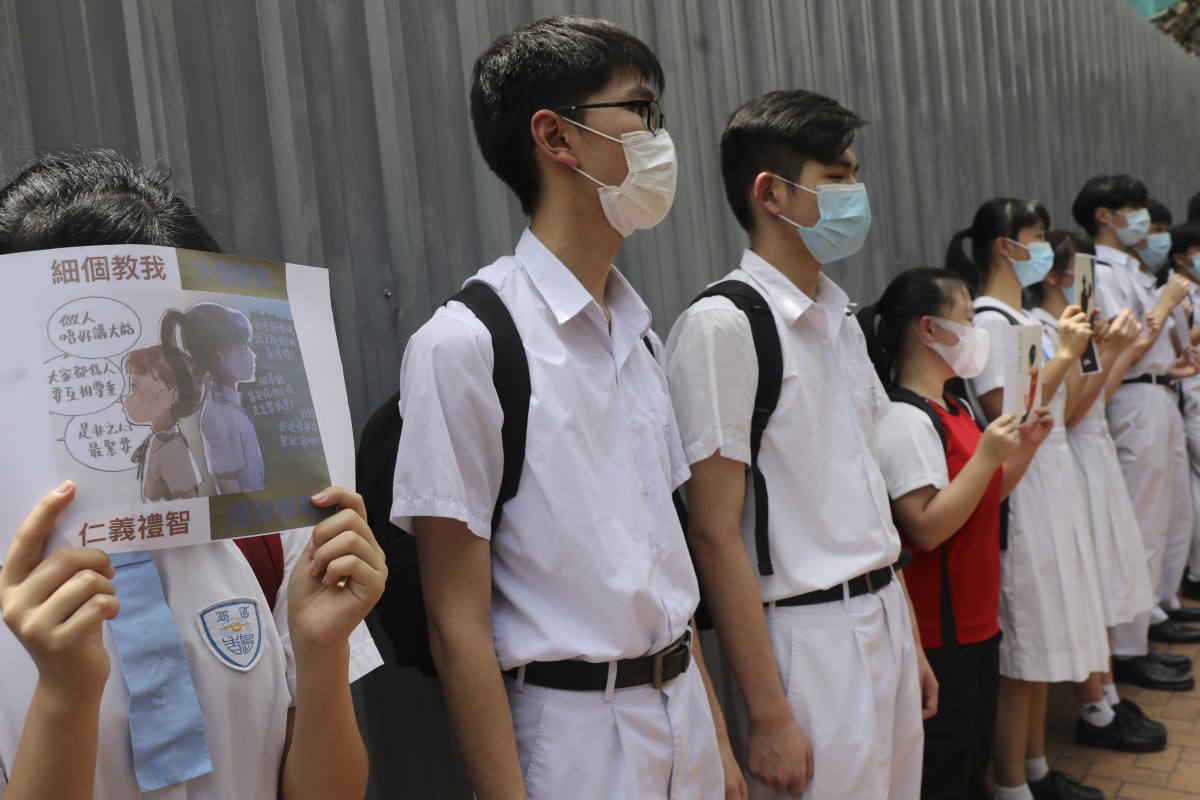 Some teachers are questioning the purpose of a circular sent to schools asking them to ensure students 'develop proper behaviour', after the Secretary for Education warned students not to boycott class. Photo: SCMP