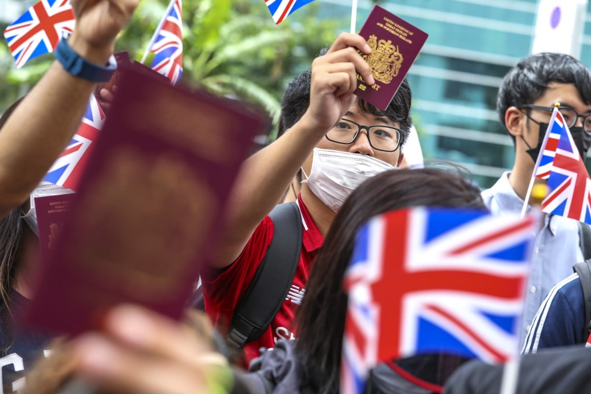 Activists in Hong Kong have long urged the UK government to grant full rights to BN(O) passport holders. Photo: Nora Tam/SCMP