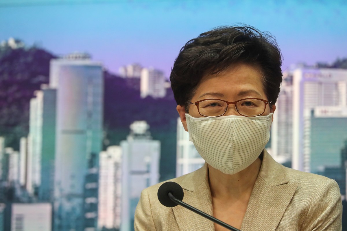 Carrie Lam has invoked her emergency powers to postpone the Legislative Council elections that were originally meant to be in September. Photo: SCMP / Edmond So