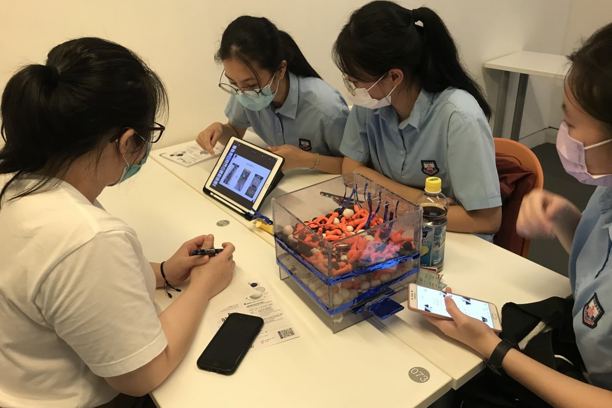 Mentors from Poly U helped students come up with solutions for problems faced by residents in Hong Kong's North District.