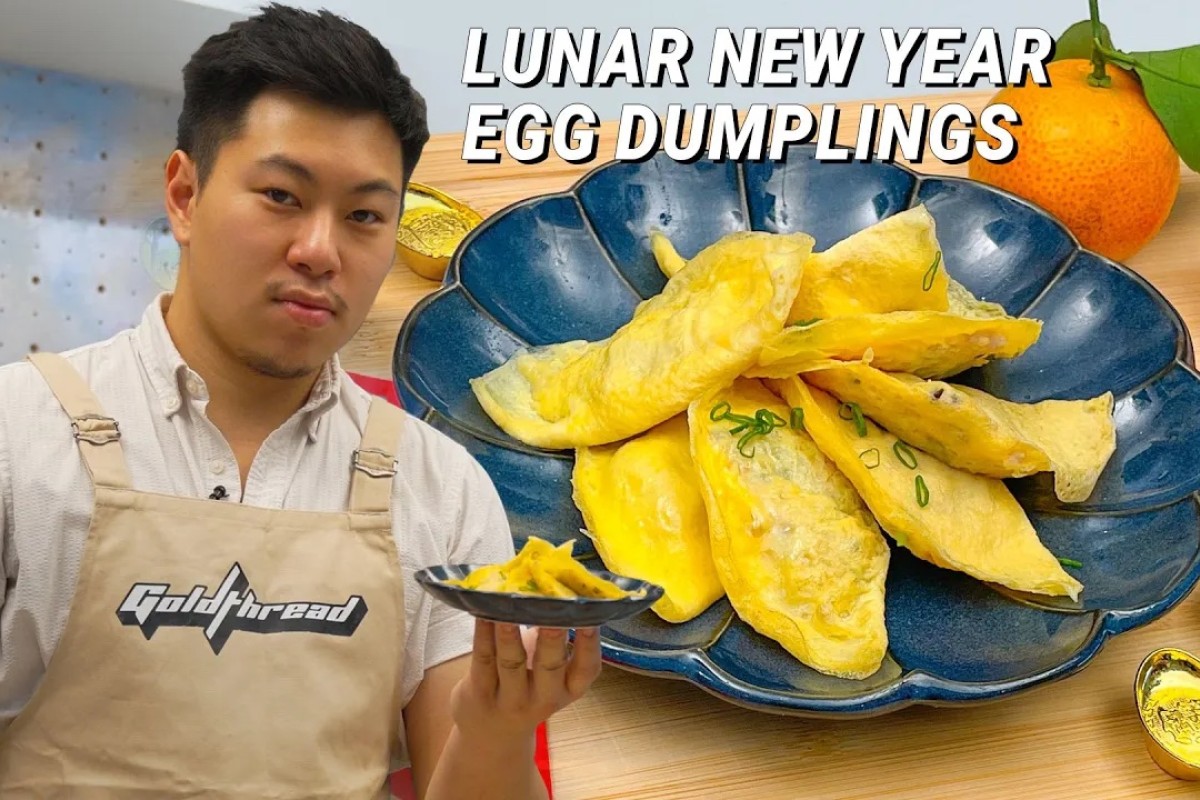 Lunar New Year Egg Dumplings  A Basic Chinese Dish X Lucas Sin