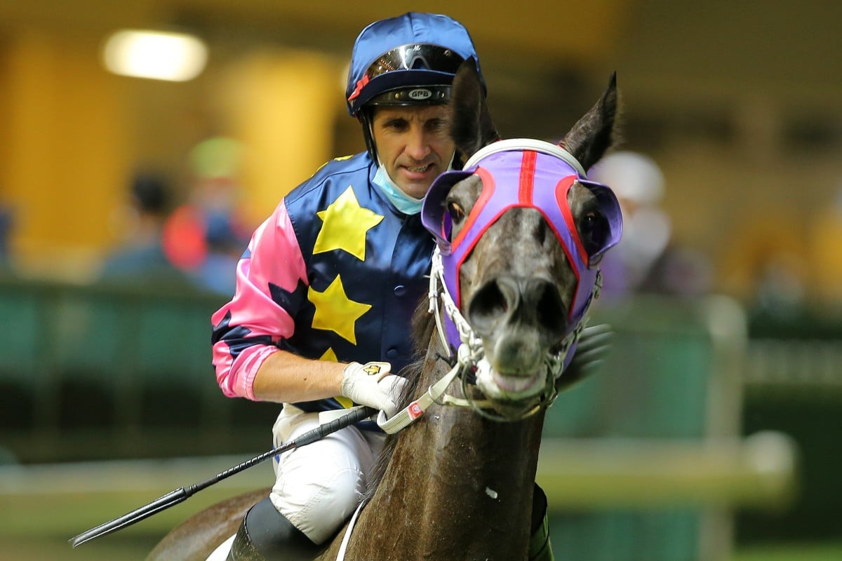 Neil Callan returns to scale after a recent winner. Photos: Kenneth Chan