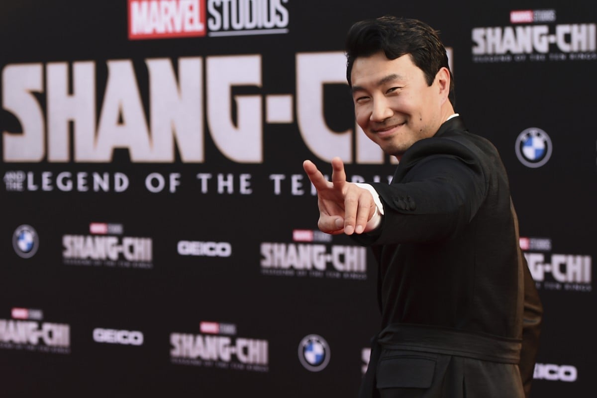 Simu Liu arrives at the premiere of “Shang-Chi and the Legend of the Ten Rings” at the El Capitan Theatre in Los Angeles. Photo: AP