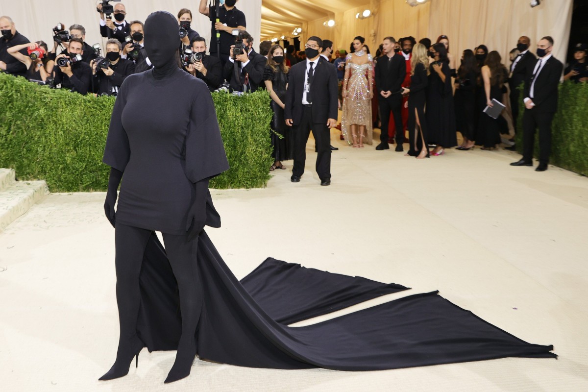 This gown truly covers you from head to toe. Photo: AFP