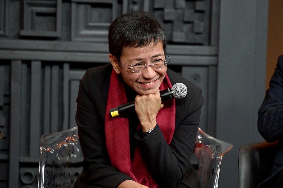 Maria Ressa, founder of the Rappler news site in the Philippines, wins the Nobel Peace Prize. Photo: Getty Images