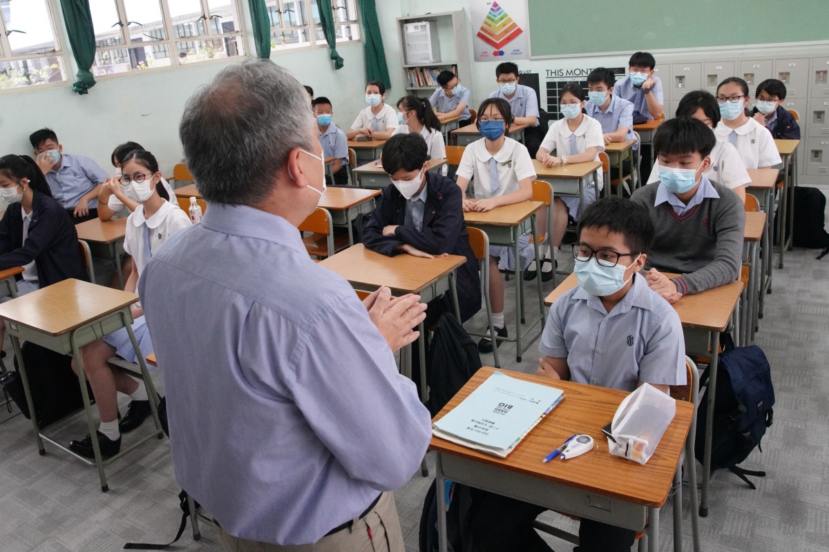 The government announced it will expand its requirements for which teachers need to pass a test on the Basic Law. Currently, only public school teachers must take the exam. Photo: SCMP/ Winson Wong