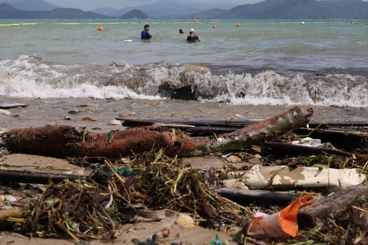 Tropical storm Kompasu left a lot of destruction in its wake. Photo: SCMP/ May Tse