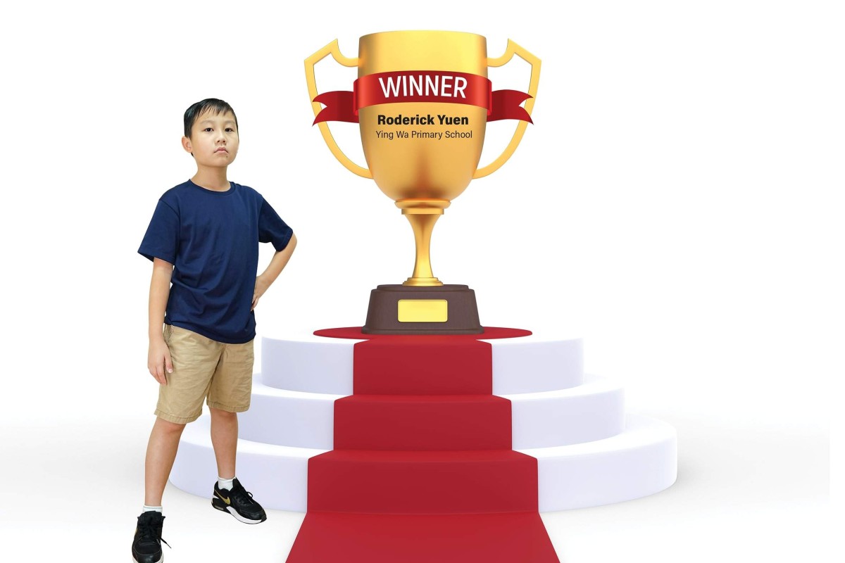 At 10 years old, Roderick Yuen is the youngest winner in recent Brain Game history. Photo: SCMP