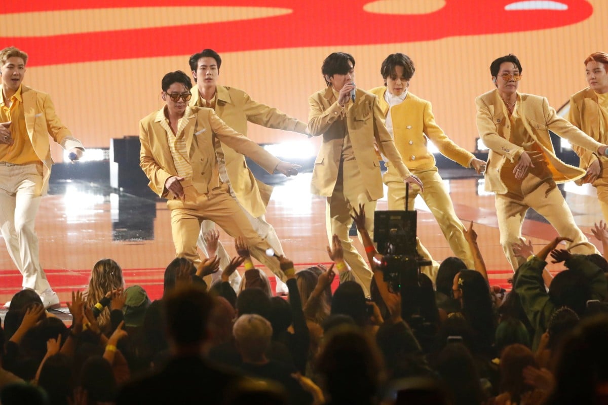 The South Korean boy band swept the AMAs with three wins including the coveted artist of the year award. Photo: Reuters