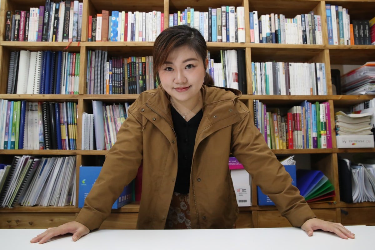 Emanuel Cheng says she can relate to the students who come to StudyAt needing mental health support because she too has experience with depression. Photo: Edmond So