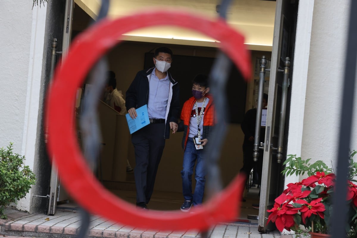 Parents at Queen’s College in Causeway Bay said they expected there to be less competition for school spots, as many families have moved abroad. Photo: SCMP/ Nora Tam