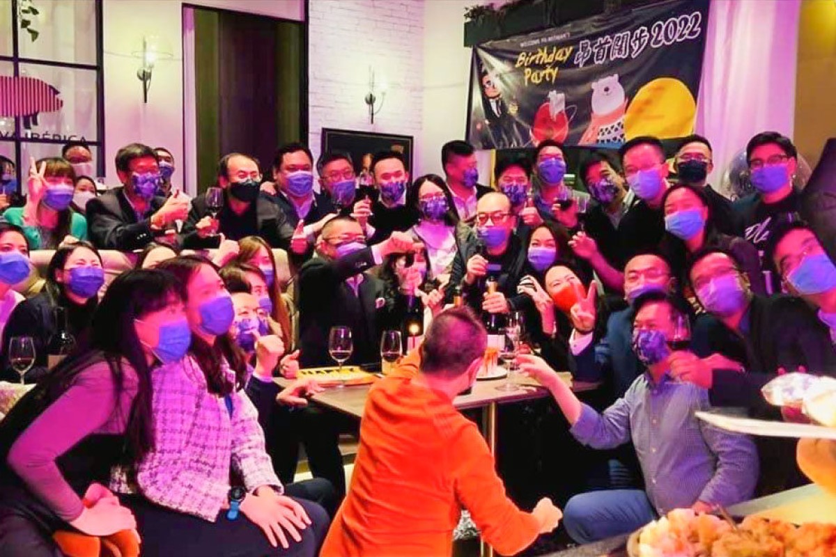 At least 19 government officials attended Witman Hung’s 53rd birthday party. Photo: Handout