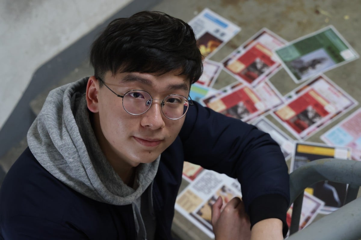 Social worker Lyle Kiu has co-written eight sets of scripts for live action role-playing games that are related to social issues in Hong Kong. Photo: May Tse