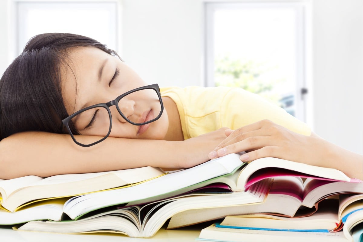 Students in Hong Kong are not getting enough sleep. Photo: Shutterstock