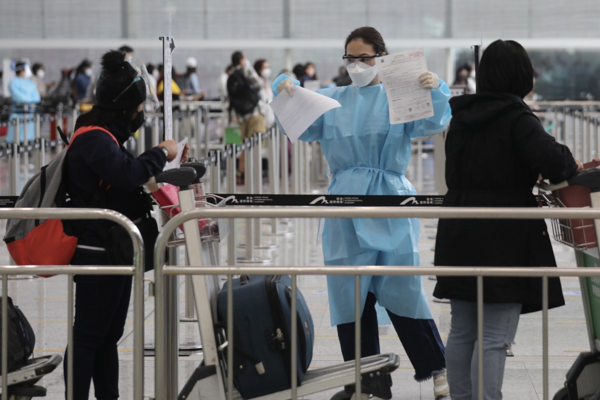 Beginning February 5, Hong Kong will shorten its 21-day quarantine requirement for incoming travellers to two weeks, given the much shorter incubation period of the Omicron variant. Photo: Xiaomei Chen