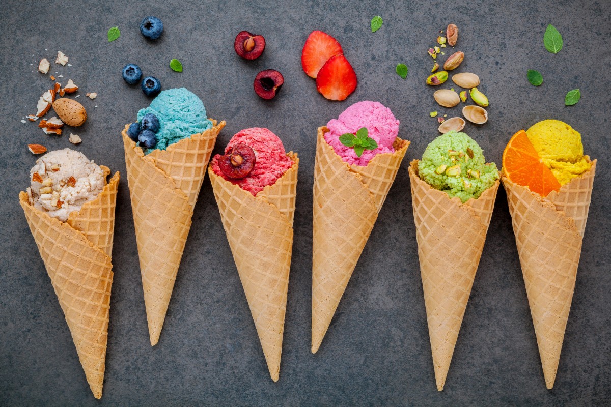 This week’s podcast talks about a new ice cream made from coconut oil that still tastes like the real thing. Photo: Shutterstock