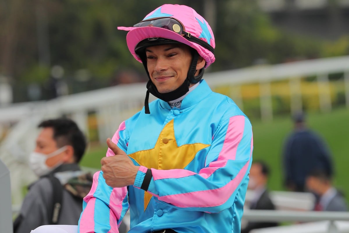 Alexis Badel is all smiles after a winner. Photos: Kenneth Chan
