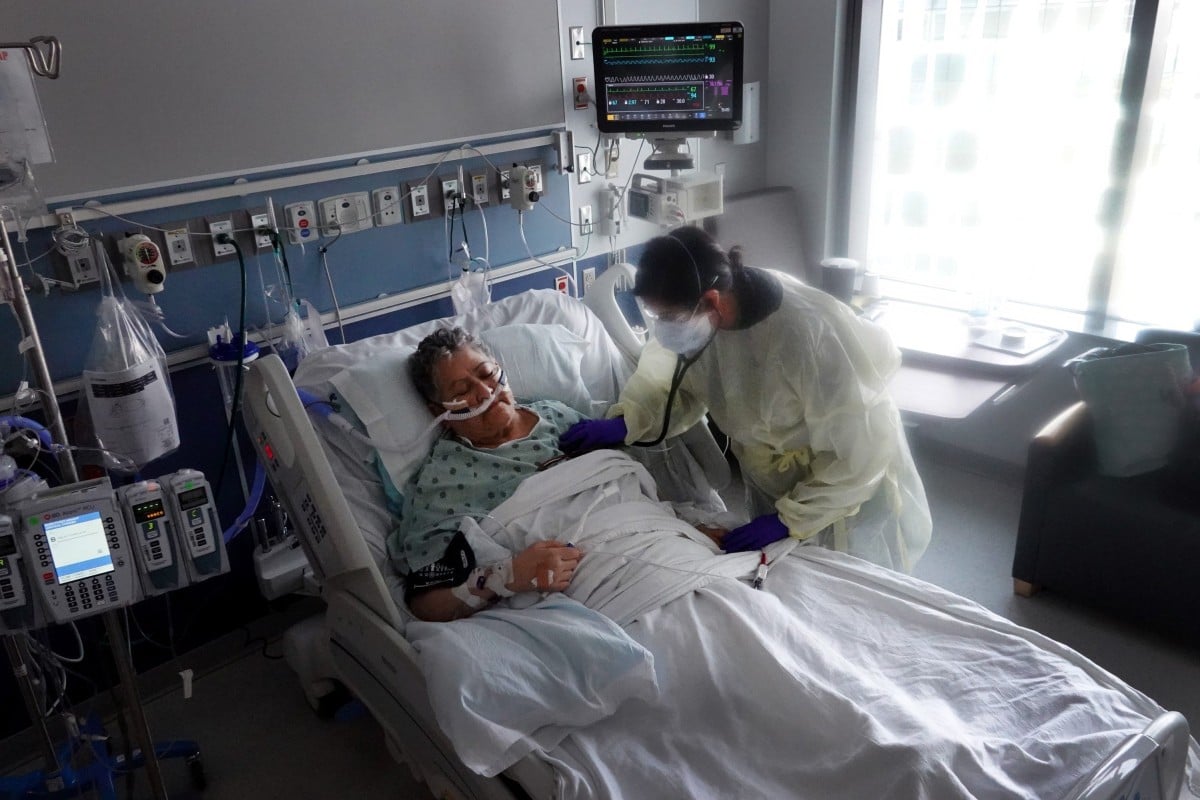 Vaccinated patients hospitalised for Covid-19 symptoms were older, and had weaker immune systems, as well as existing health problems. Photo: AFP