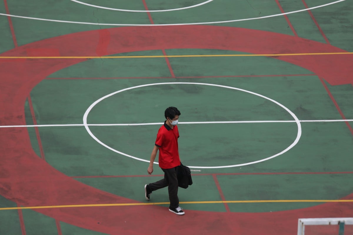 Classes have been conducted online for a while, but the Hong Kong government announced it would move up summer break from March to April to use schools as vaccination and quarantine centres. Photo: Xiaomei Chen