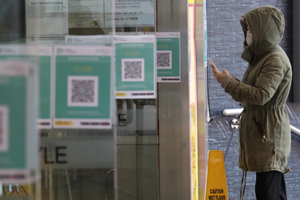 Hong Kong’s vaccine pass scheme is now in force in places such as shopping centres, restaurants and supermarkets. Photo: Yik Yeung-man