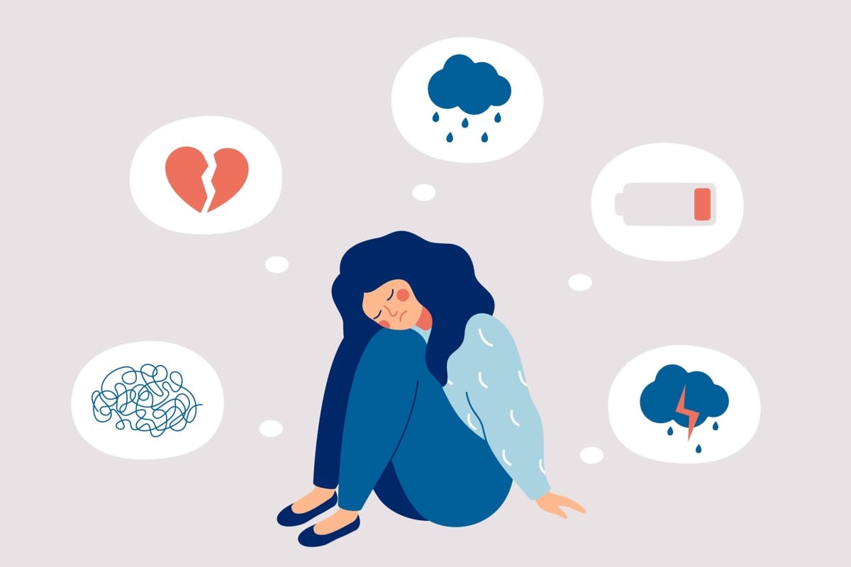 Many young people in Hong Kong have experienced symptoms of depression. Graphic: Shutterstock