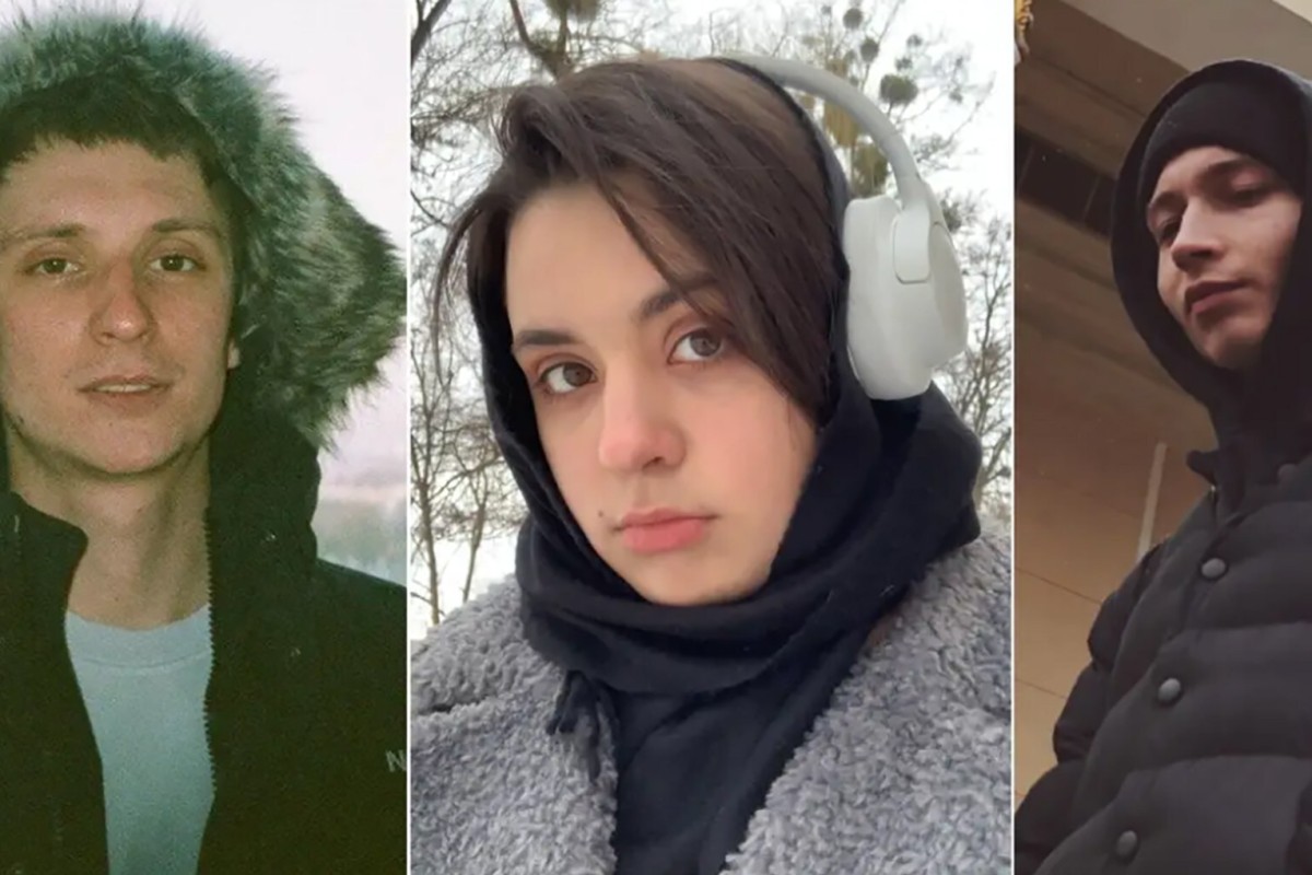 Mykhailo Kuzmenko, Sofia Malyshiva, and Vlad Zhadanovskyi (left to right) share how the conflict in Ukraine has impacted daily life. Photo: Business Insider