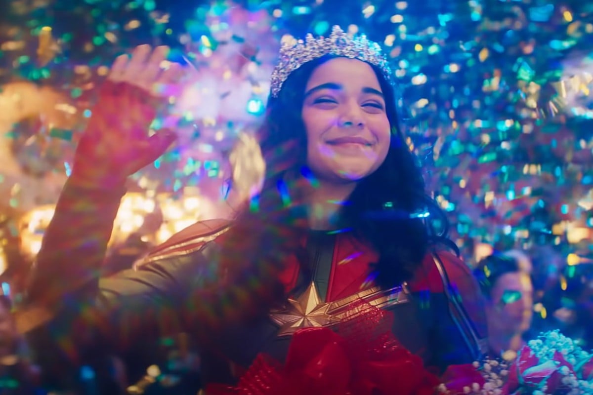 The series stars Iman Vellani as Kamala Khan, a 16-year-old Pakistani-American from New Jersey. Photo: YouTube