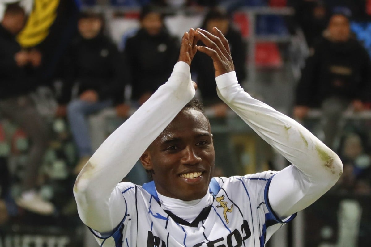 Moustapha netted the only goal of the match against Bologna in his debut for the Atalanta youth team. Photo: EPA-EFE