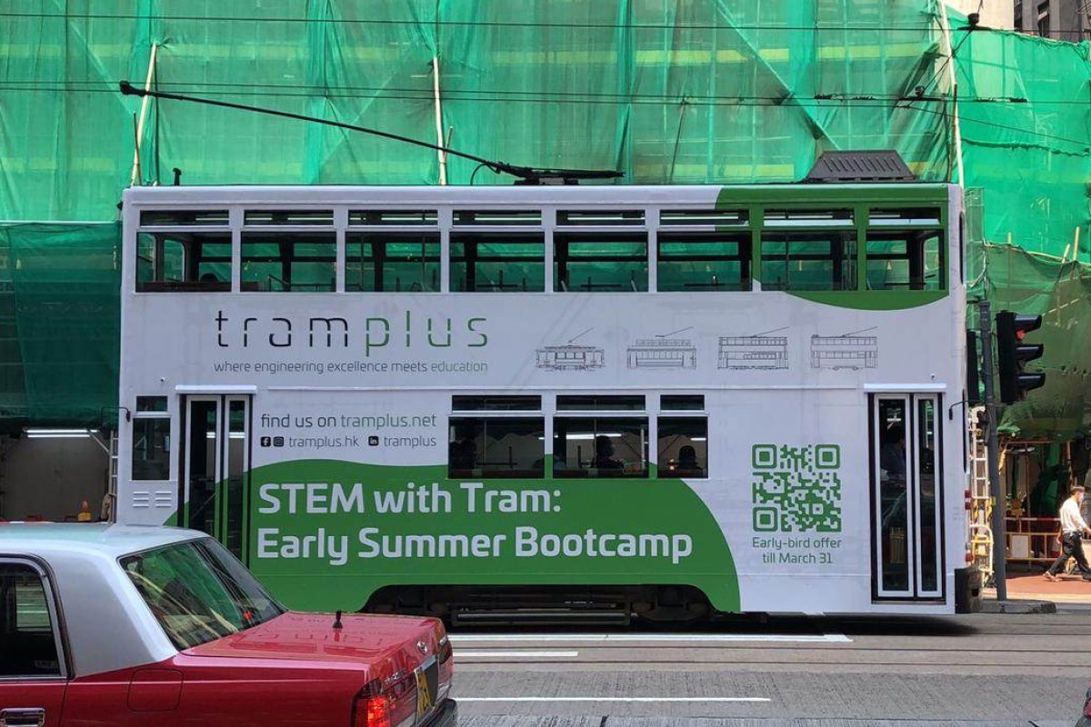 Tramplus, a sister company of Hong Kong Tramways, is launching a camp to teach engineering, sustainability and coding using the city’s famous public transport. Photo: Handout