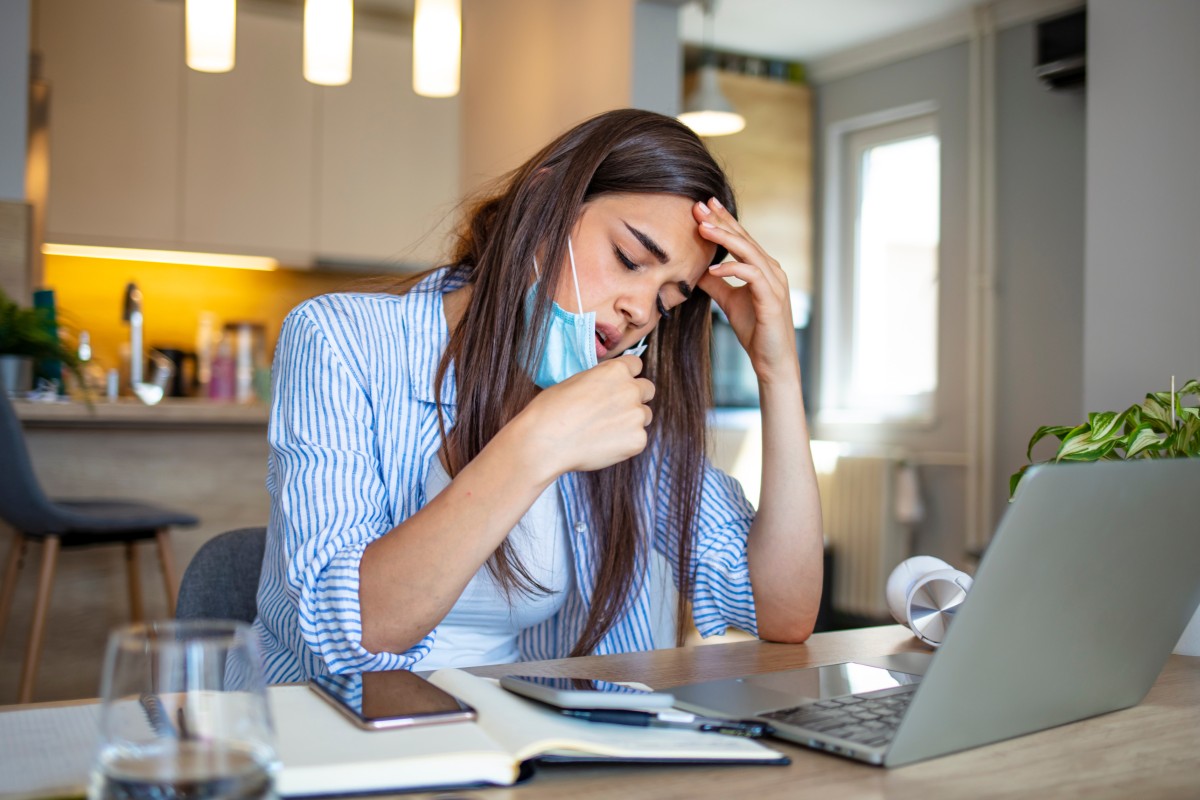 Some symptoms of long Covid include persistent cough, fatigue, shortness of breath and heart palpitations. Photo: Shutterstock