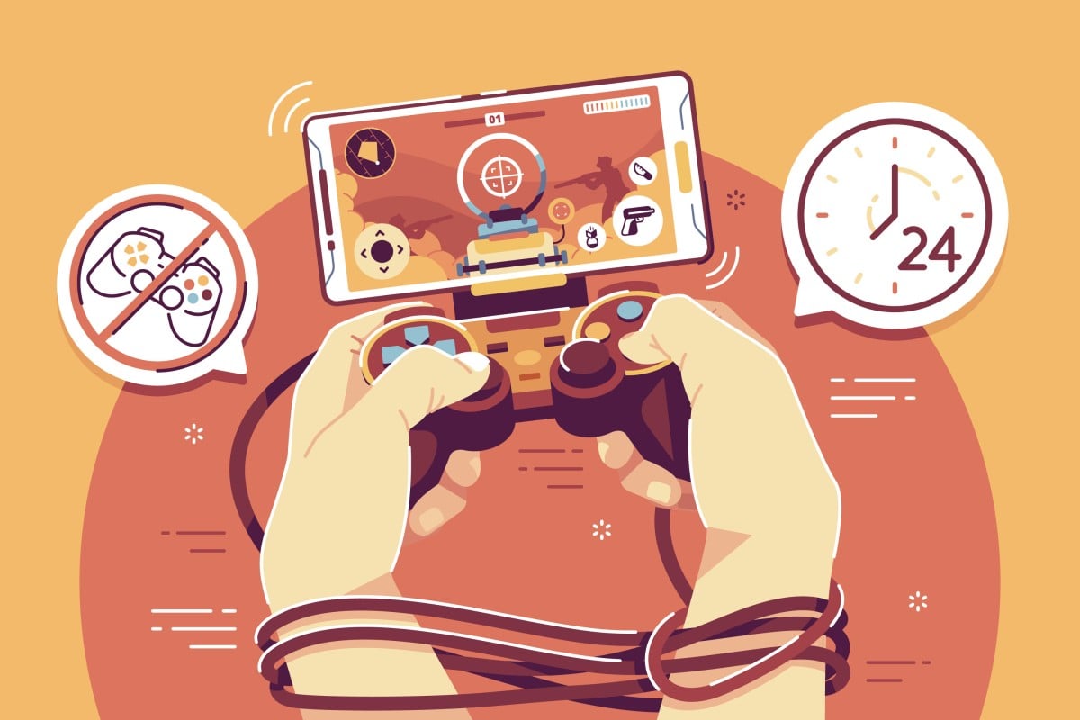Being addicted to video games can affect your academic results and relationships. Graphic: Shutterstock