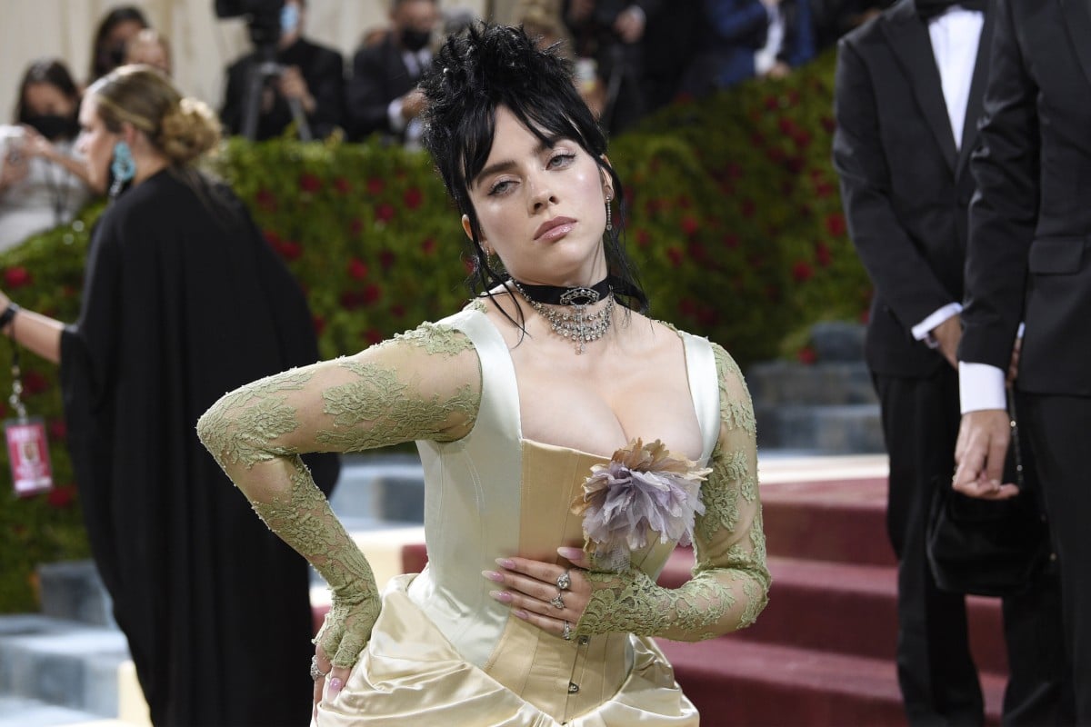 Singer Billie Eilish attends the Met Gala in New York City on Monday, May 2. Photo: AP