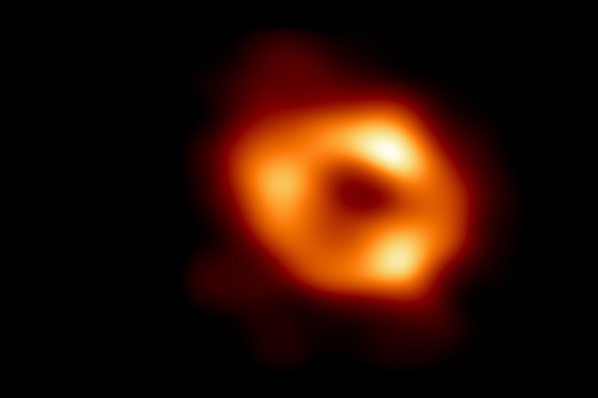 The first direct image of Sagittarius A*, the black hole at the heart of our galaxy. Photo: Reuters