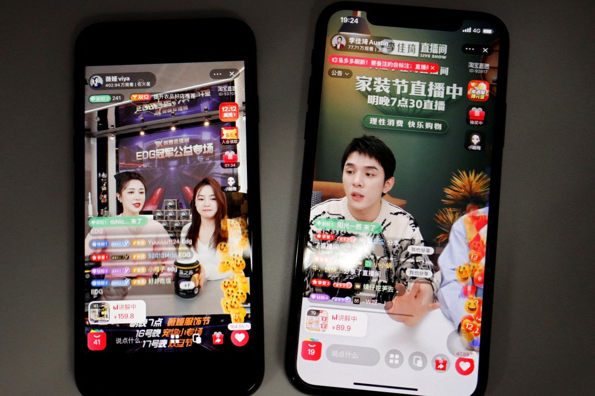 Live-streamed broadcasts have grown increasingly popular in China in recent years. Photo: Reuters