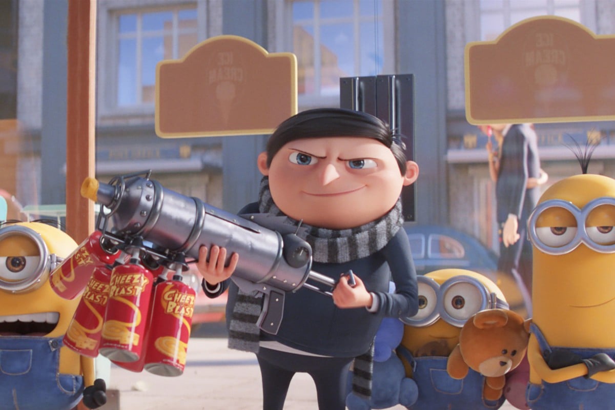 The latest spin-off in the ‘Despicable Me’ franchise tells the story of young Gru’s transformation into a supervillain, along with his little zany servants. Photo: Illumination Entertainment/Universal Pictures via AP