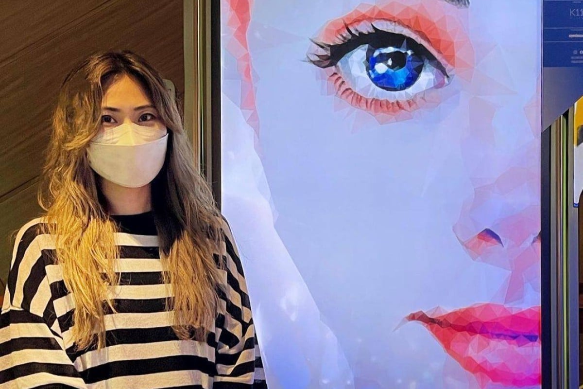 Ching Lee, an artist who makes NFTs, saw her work on display at Metavision, an NFT arts exhibition organised by K11 Musea in Tsim Sha Tsui. Photo: Ching Lee