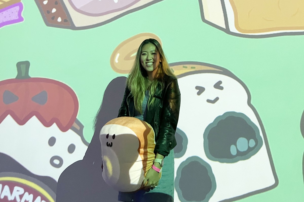 Chanel Lee the founder of Tasty Toastys with her yummy creations. Photo: Handout