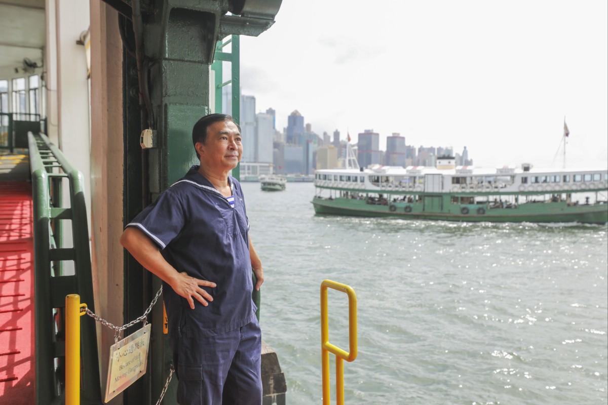 Star Ferry crew member Wong Kam-fai, 61, says his days are never dull – he has even saved people from jumping into the sea. Photo: Xiaomei Chen