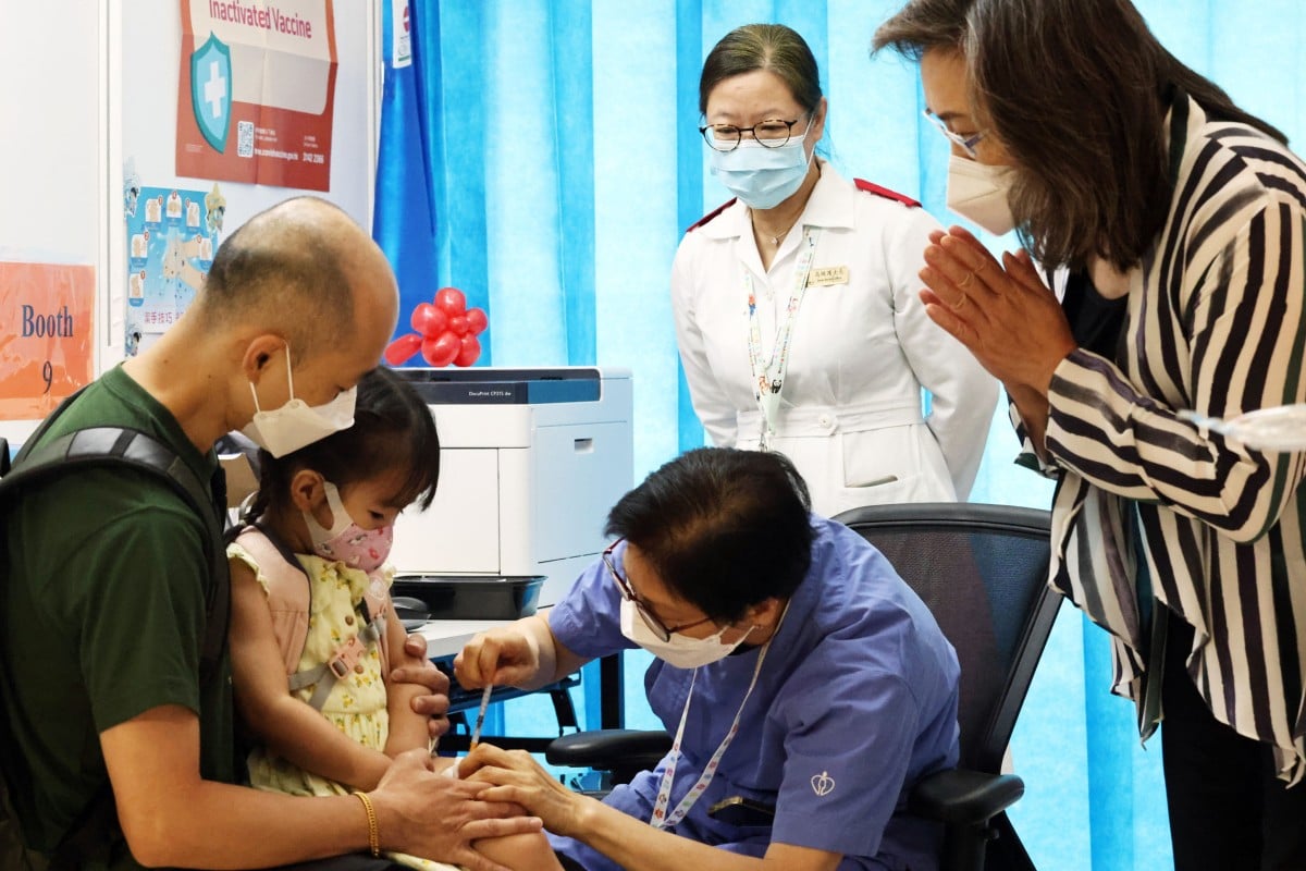 The Hong Kong government recently announced that children as young as six months can get the coronavirus vaccine. Photo: KY Cheng