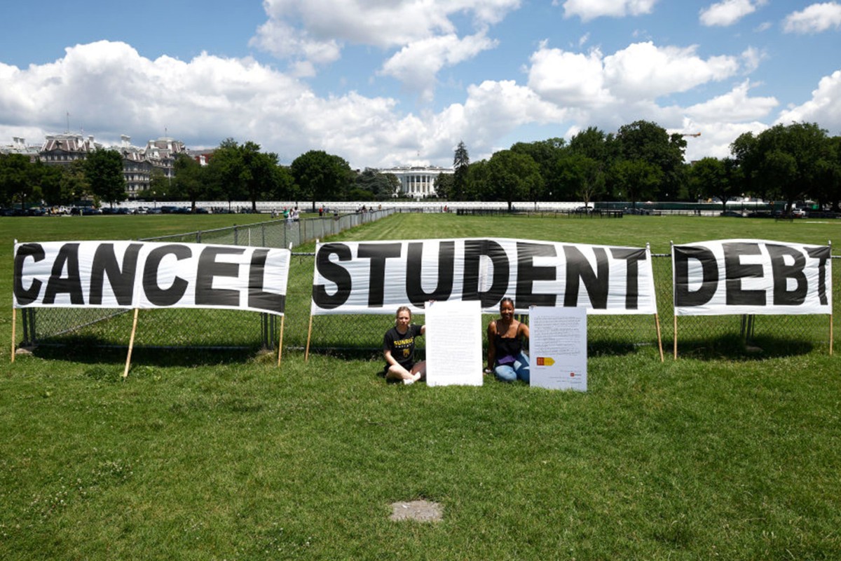 Fulfilling a campaign promise, US president Joe Biden is erasing US$10,000 in student loan debt for those with an annual income below US$125,000. Photo: Getty Images/TNS
