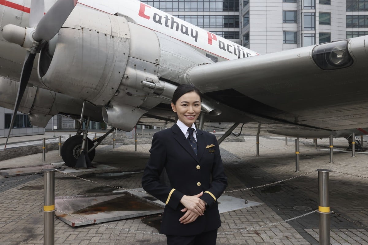 On social media, Christina Ho shares the life lessons she has learned as a pilot, accompanied by charming cat illustrations. Photo: Jonathan Wong