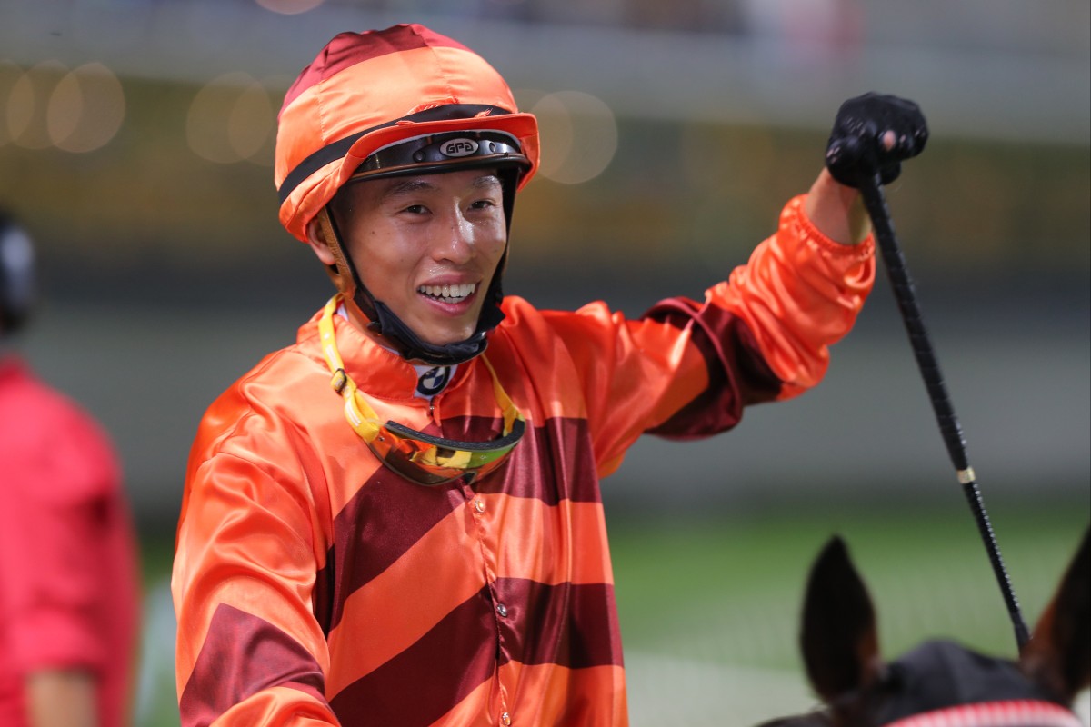 Vincent Ho celebrates a winner at Happy Valley last season. Photos: Kenneth Chan