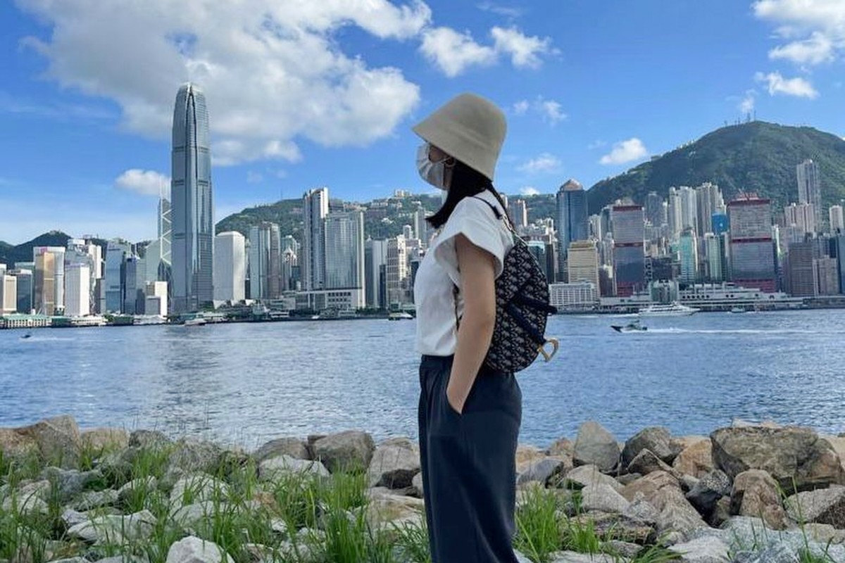 Hongkonger Tiffany Mak was infected with Covid-19 twice, in February and June. Photo: Handout