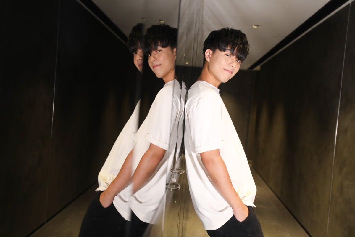 Nineteen-year-old Dark Wong is known for writing songs that are relatable to secondary school students. Photo: Xiaomei Chen