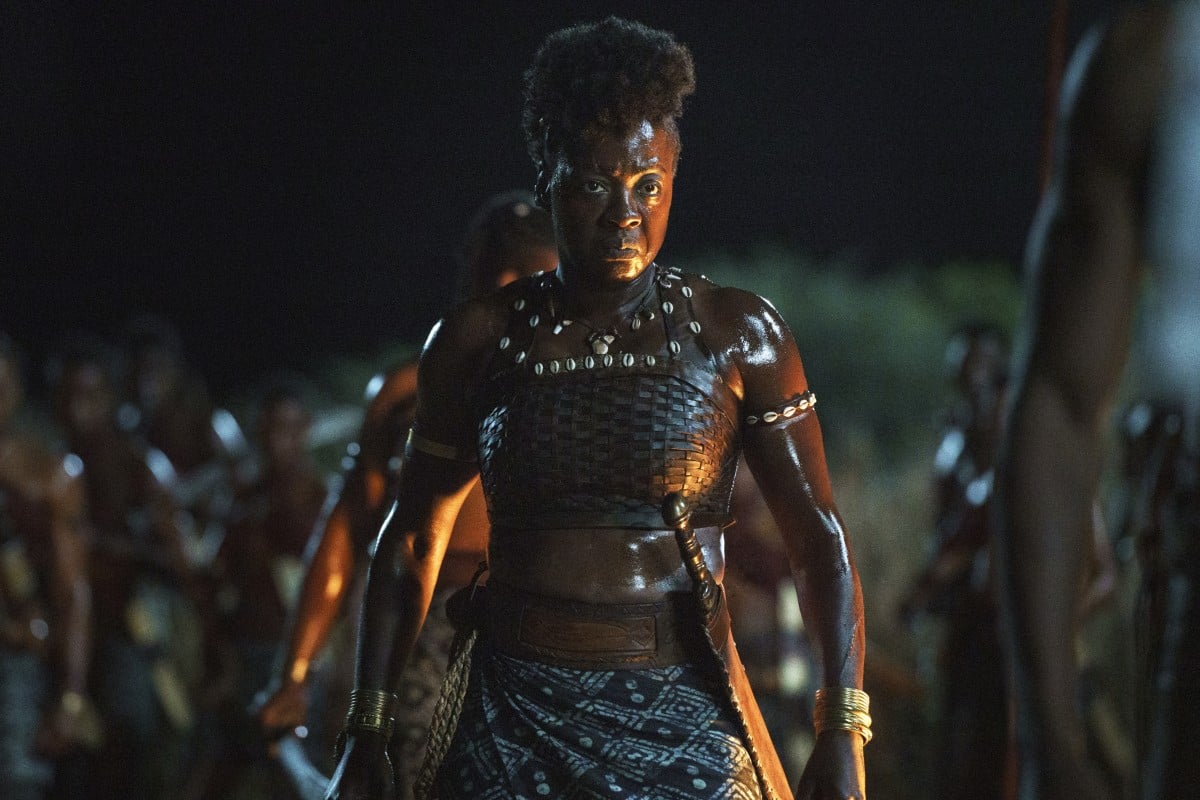 Viola Davis stars as General Nanisca in “The Woman King.” Photo: Sony Pictures via AP
